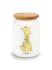 Mr. & Mrs. Panda Vorratsbehälter Giraffe Zufrieden ohne Spruch in Weiß