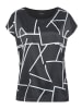Laura Scott Shirtbluse in schwarz-weiß-gemustert