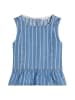 Marc O'Polo DENIM Gestreifte Jeans-Volant-Bluse relaxed in Medium Blue