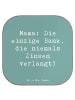 Mr. & Mrs. Panda Untersetzer Spruch Mutter Bank mit Spruch in Meeresbrise