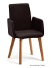 58 aufm Kessel ARMLEHNSTUHL (2er-Set) Darcie 52x92x60 Eiche geölt/Espresso