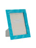 Mauro Ferretti Blauer Harzrahmen 20x2x25 cm