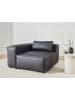 Beliani Sofaelement BRANDE in Schwarz - (W) 123 x (H) 70 x (L) 121 cm