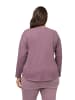 Ulla Popken Longsleeve in grau-flieder