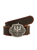 Manid Lederwaren Gürtel 9640-11-15-GE-149-52 in dunkelbraun