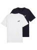 Puma T-Shirt 2er Pack in Weiß/Dunkelblau