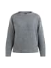 DreiMaster Klassik Strick Pullover in Grau Melange