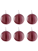 Butlers Kugelkerze BUBBLES 6er-Set in Bordeaux