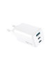 FOREVER Forever TC-08-65ACC GaN PD QC Ladegerät 2x USB-C 1x USB 65W weiß
