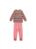 Sanetta Pyjama 1er Pack in Orange/Weiß/Blau