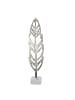 GILDE Skulptur "Feder" in Silber - H. 65 cm - B. 16 cm