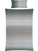 REDBEST Seersucker Bettwäsche in grau-anthrazit