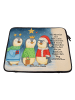 Mr. & Mrs. Panda Laptop Sleeve Winterzeit Heilige drei Könige De... in Weiß