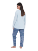 Ulla Popken Pyjama in eismeerblau