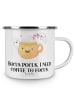 Mr. & Mrs. Panda Henkelbecher Kaffee Gespenst mit Spruch in Weiß