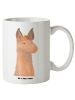 Mr. & Mrs. Panda Jumbo Tasse Lamakopf Genervt ohne Spruch in Weiß