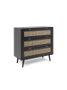 CALICOSY Schuhschrank VILLA in Schwarz - (W) 80  x (H) 80  x (L) 40  cm