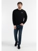 DreiMaster Maritim Oversized Sweatshirt in Schwarz