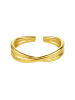 Steel_Art Fingerring Damen Freydis goldfarben in goldfarben