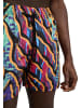 Carlo Colucci Badeshorts De Concini in Schwarz / Mehrfarbig