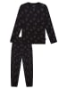 Schiesser Schlafanzug Nightwear in Schwarz