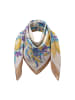 usha FESTIVAL Women Feminine Scarf in Beige Blue Multicolor