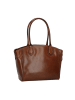 The Bridge Costanza Schultertasche Leder 30.5 cm in marrone