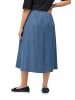 Ulla Popken Midirock in blue denim