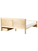 Beliani Doppelbett DAUPHIN in Braun - (W) 169 x (H) 82 x (L) 206 cm