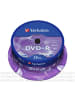 Verbatim Verbatim DVD+R 4.7GB 16x Cakebox 25er Matt Silver
