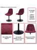 MCW 2er-Set Esszimmerstuhl A60, Bordeaux