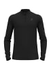 Odlo BL TOP turtle neck l/s half zi in Schwarz013