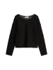 Marc O'Polo Ajour-Pullover relaxed in Schwarz