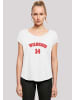 F4NT4STIC Long Cut T-Shirt Disney High School Musical The Musical Wildcats 14 in weiß