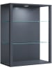 VCM  olz Glas Stand Vitrine Sammelvitrine Glasol LW in Anthrazit