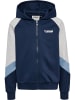 Hummel Reißverschluss Kapuzenpullover Hmljr Loose Kinder in DRESS BLUES/FADED DENIM