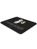 Mr. & Mrs. Panda Mouse Pad Magischer Saxophon-Charme mit Spruch in Schwarz