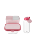 Mepal 2-tlg. Lunchset (Flasche mit Klappdeckel) Campus in 600 ml + 750 ml in Cool Pink