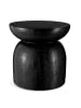 tectake Runder Ablagetisch, wetterfest, Magnesiumoxid, Chubby-Design, Ø 40 cm