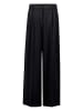 Zero  Bundfaltenhose aus Viskose-Mix 32 Inch in Black Beauty