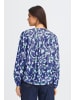 Fransa Bluse langarm FRARIANA Regular fit in BOHO BLOOM NAVY/GREEN