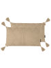 Beliani 2er-Set Dekokissen CAESIA in Beige