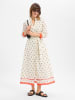 MARC CAIN COLLECTIONS Kleid in ecru mehrfarbig - 0001