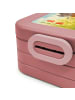Mr. & Mrs. Panda Bento Box Hummel flauschig Design ohne Spruch in Rot Pastell