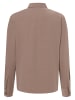 Marie Lund Cordbluse in taupe