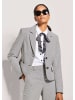 MADELEINE Kurzblazer mit Stretchkomfort in steingrau / wollweiß