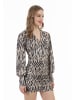 faina Damen Langarmkleid in Beige