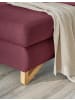 Furn.Design Ecksofa bordeaux Velours, Wohnzimmer Sofa