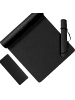relaxdays Yogamatte in Schwarz - (B)68 x (H)0,5 x (T)183 cm