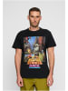 Merchcode T-Shirt "Star Wars Yoda Poster Tee" in Schwarz